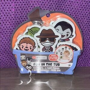 Little Monsters Bath Foam Toy Set